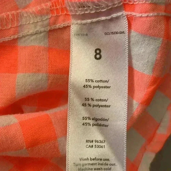 Five for 25 Oshkosh bright summer top, 55% cotton/45%  polyester - Picture 5 of 6